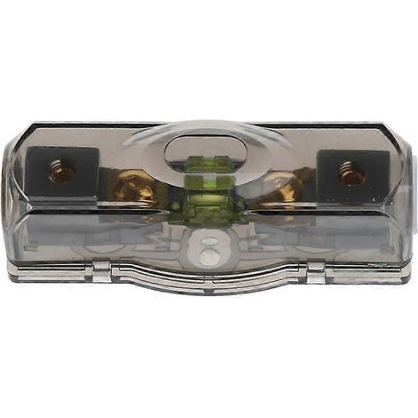 100A Flachsicherungshalter mit LED-Anzeige für Auto, Wohnmobil und Boot - Sicherungsblock mit Klemmen und Kontrollleuchte, elektrischer Schutz für Schiffe und Kraftfahrzeuge.