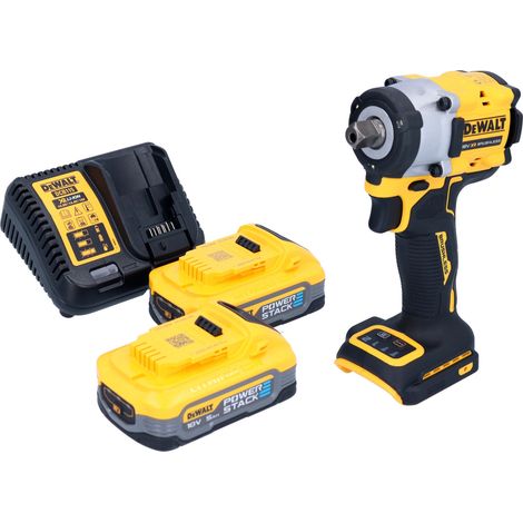 DeWalt DCF 922 H2 Akku Schlagschrauber 18 V 406 Nm 1/2" Brushless + 2x Powerstack Akku 5,0 Ah + Ladegerät (1/5)