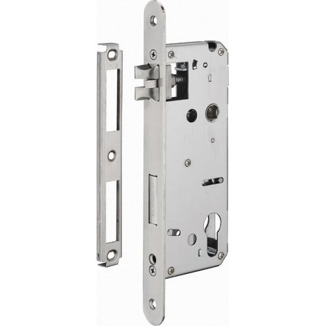 Cerradura de embutir THIRARD Eje 50 Distancia entre ejes 70 Cuadrado 8 Placa frontal extremos cuadrados - 78940