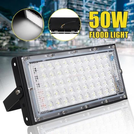TEMPSA Lampe Eclairage LED Intérieur Extérieur Jardin Travail Projecteur D\'éclairage Étanche IP66 Spotlight Réflecteur Blanc Froid-Ywey (1/4)