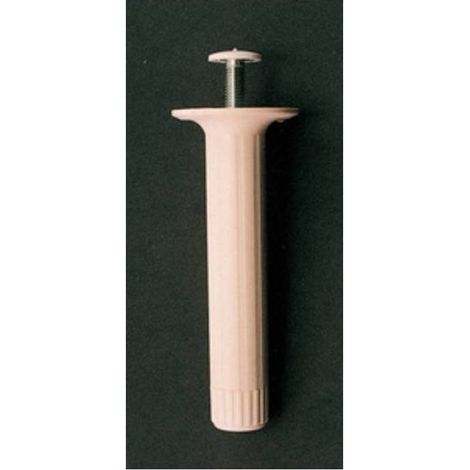4 x PIEDINO REGOLABILE ABS D 28X120 MM BIANCO