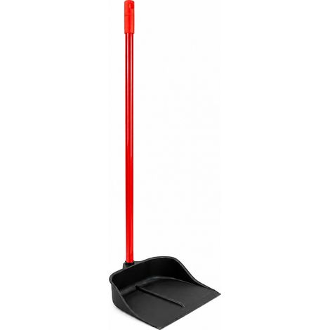 Recogedor goma con palo 93cm altura  Negro