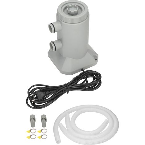 Filterkartuschen-Pumpenkamm für Aufstellpools, Easy Set, Aquarium-Reinigungswerkzeug aus Gummi, 2000 l/h, Höhe 2,5 m, 75 W, EU-Stecker 220 V 50 Hz (1/5)