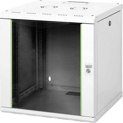 Digitus DN-19 12U-6/6 armoire murale gris robuste acier (1/3)