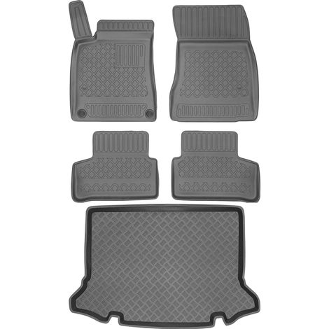 Juego de alfombrillas para coche y maletero para Mercedes Clase A W177 Hatchback (2018).