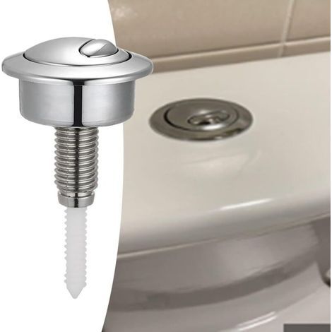 Toilet flush button, flush button, thread diameter, dual-pressure toilet flush button for Siamp Optima 49, Twyford (1/4)