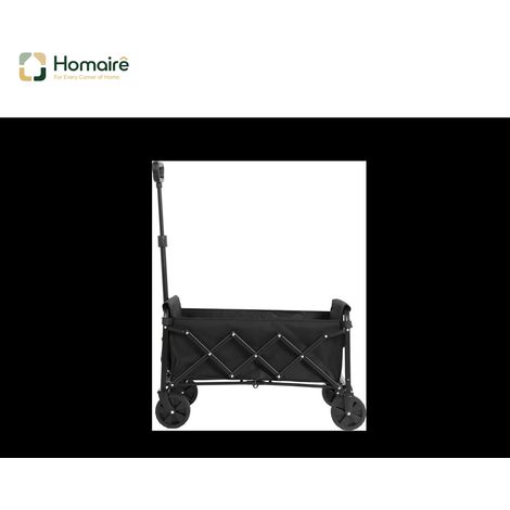 HOMAIRE Chariot de plage pliable léger et robuste avec roues pour extérieur, courses, camping, sports et jardin