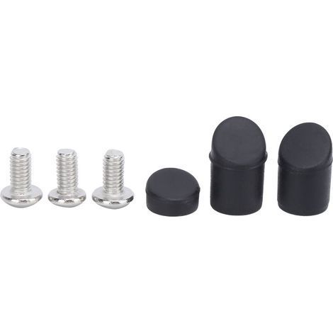 Gard-boue arrière pour trottinette électrique Xiaomi M365 : bouchons en caoutchouc, vis de protection et capuchons de fixation (lot). (1/5)