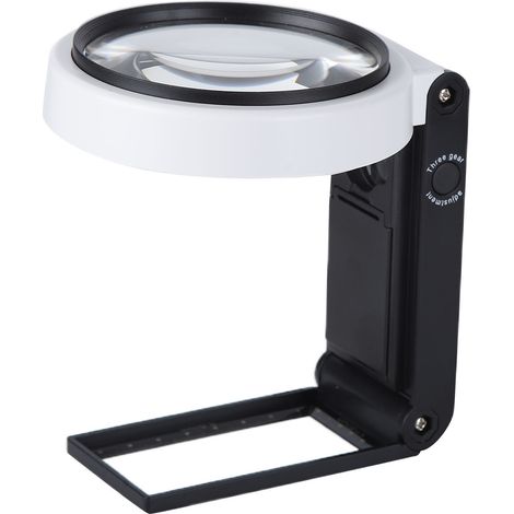 Loupe LED pliable en ABS avec lentille HD pour l'observation et la réparation de composants électroniques TH-7018BD (1/5)
