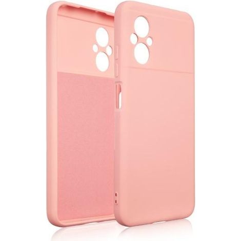 Custodia in silicone Xiaomi Poco M5 Beline in oro rosa (1/2)