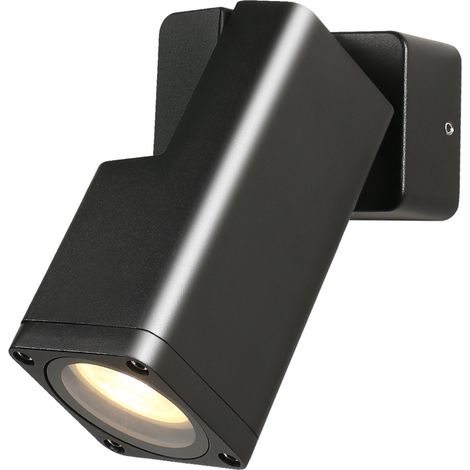Applique extérieure noir orientable GU10 IP65 Salvia