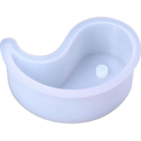 UV-Epoxidharzform für Chi-Yin-Yang-Kerzen, geeignet für Gips, Wachs, Seife, Kristall und Silikon, für Bastelarbeiten und Wohndekoration. Formwerkzeuge.
