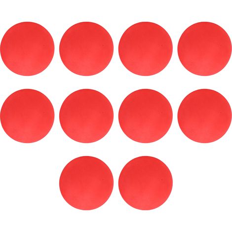 Lot de 10 balles de golf en mousse EVA de 65 mm, balles d'entraînement souples pour le golf en intérieur et en extérieur (rouge). (1/5)