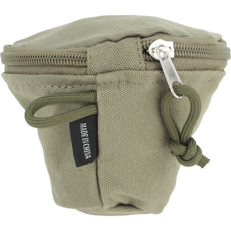 Wasserdichter, wiederverwendbarer Aufbewahrungsbeutel aus Canvas für Kaffeefilter mit kegelförmigem Halter für Kaffeefilterpapier. (1/5)