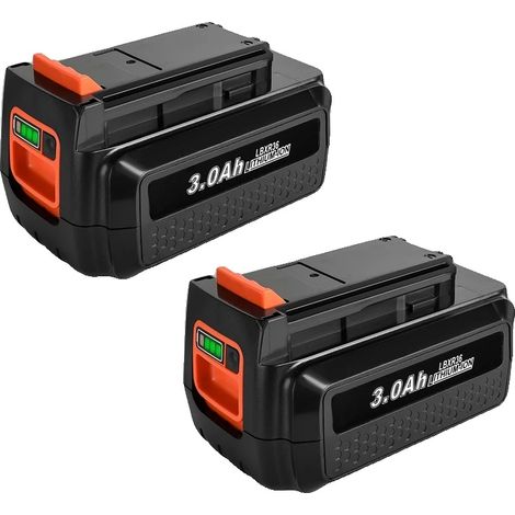 Batterie Rechargeable, 36V/40V, Capacité 3000mAh, 2 PACK (1/2)