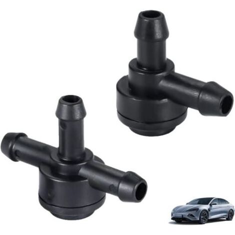 Lot de 2 valves anti-retour pour lave-glace de voiture, 2 voies (L) et 3 voies (T) compatibles avec les modèles Volvo XC90 XC70 XC60 V70 S40 S60 S70 S80 V50 C30 C70 9178897 31391513 (1/4)