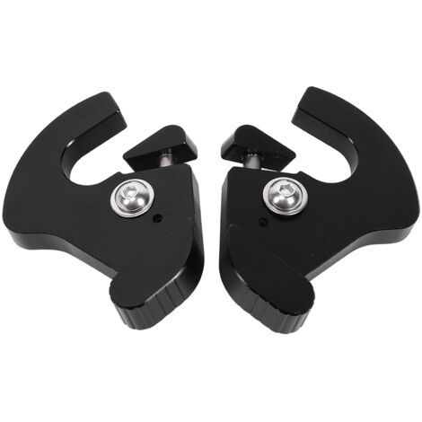DEESSE SHOP-Paire de porte-bagages rotatif LeftRight Sissy Bar Kit de clips de loquet d'amarrage CNC en aluminium convient pour les tournées (1/5)