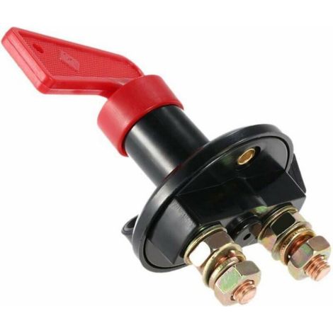 Interrupteur De Mise Hors Tension De La Batterie - 400 A - Pour Voiture Camion Véhicule De Course - 7,1 X 5,7 Cm - 1 Pièce (1/4)