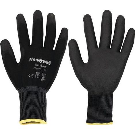 Guanti Workeasy Nero PU taglia 9 nero EN 388 PSA II (Per 100)
