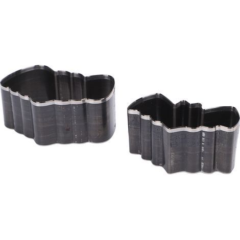 Matrices de poinçonnage en cuir, 2 pièces, matrice de découpe en forme de chaussure, poinçon creux pour la fabrication artisanale de bijoux (1/5)