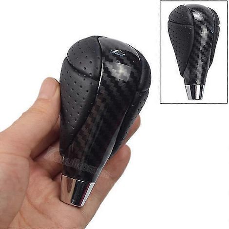 Pommeau de levier de vitesses automatique chromé en cuir de noyer pour Lexus RX350, RX450h, IS250, IS350, ES300, ES350, GS300, GS350 et LS460 (1/5)