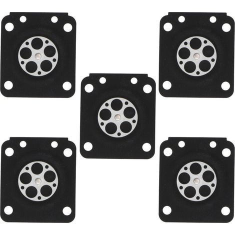 Joints de membrane carburateur pour tronçonneuse – Lot de 10 pièces compatibles Zama C1Q/C1U/C3Q – Caoutchouc nitrile (1/5)