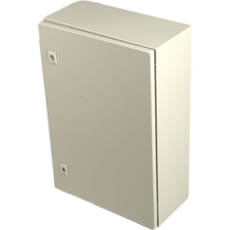 Coffret mural RS PRO en Acier RAL 7032 dim. ext. 600 x 400 x 200mm, IP66 ( Prix pour 1 ) (1/3)