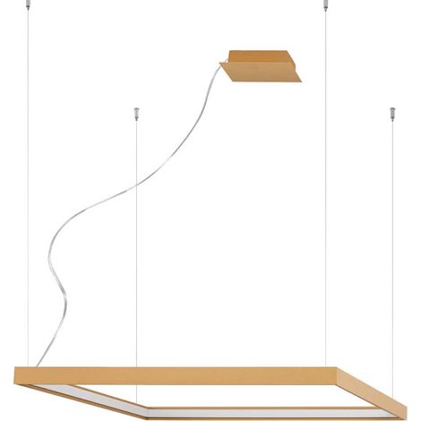 Pendelleuchte Hängelampe Designleuchte LED Esstischleuchte Wohnzimmerlampe gold (1/5)