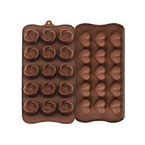 Kreative herzförmige Silikonform, ideal für Hochzeitsfeiern, DIY-Bastelarbeiten, vielseitig einsetzbar zum Backen und für Süßigkeiten, leicht zu reinigen, lebensmittelechtes Silikon, hohe Qualität (1/5)