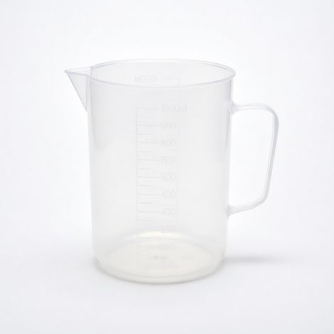 Verre doseur en plastique gradué, 1000 ml (1/5)
