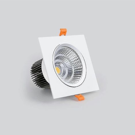 Spot LED encastré étanche et ignifugé, 7 W, blanc froid 6000 K, diamètre de perçage 75 mm, idéal pour sauna, hammam, cuisine ou salle de bain. (1/5)