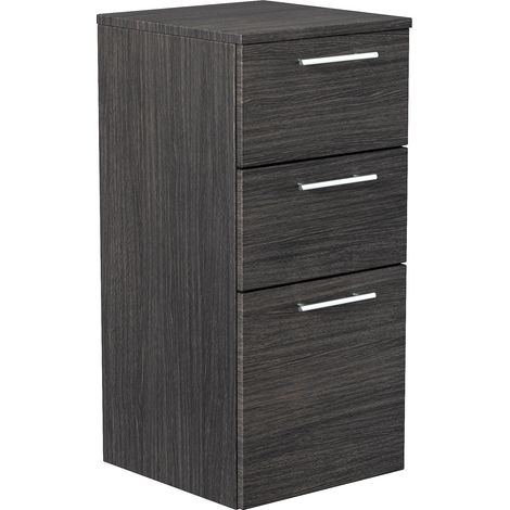 Midischrank 75cm Anthrazit gemasert (1/5)
