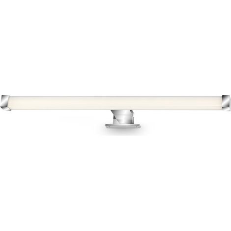 BRILONER REPENS lampada da specchio, IP44 protezione dagli spruzzi d'acqua, luce bianca neutra, montaggio 2 in 1, cromata, 52,5 x 10,3 x 4 cm (1/3)