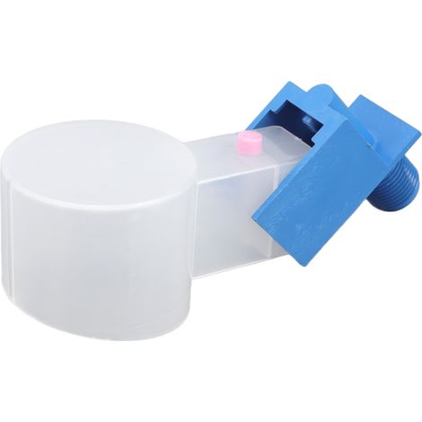 Vanne de contrôle de niveau d'eau ABS à filetage extérieur G1/2, commande automatique à flotteur pour entrée d'eau latérale de réservoir. (1/5)