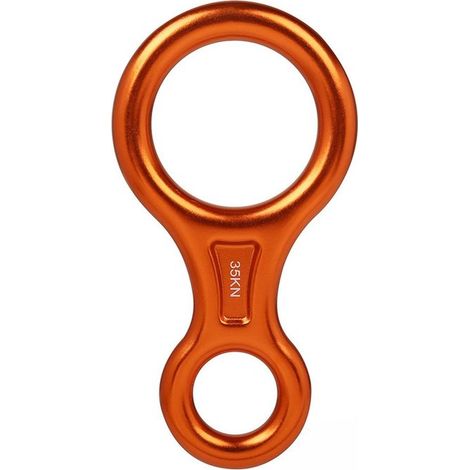 Figura 8 Dispositivo de descenso, Equipo de escalada Dispositivo de rápel, Escalada en roca Montañismo, 14,4 cm de altura, Amarillo dorado (1/5)