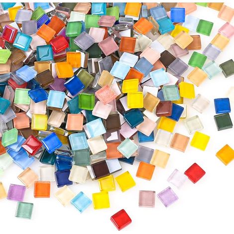 Pierres de mosaïque - Carreaux de mosaïque - décoration, cadre photo, sous-verre (1/4)