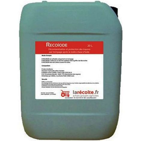 RECOÏODE (décontamination et protection de la mamelle après traite)