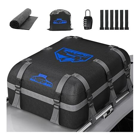 Car Roof Box Oxford Car Roof Box Roof Box Non-Slip Mat Tie Down Straps Foldable Roof Box Bacas (1/5)