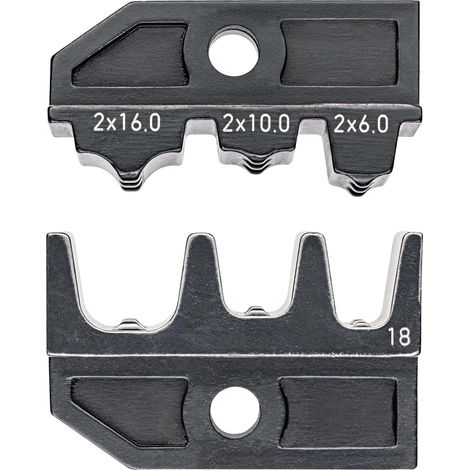 KNIPEX 97 49 18 Mordaza intercambiable para punteras huecas Twin