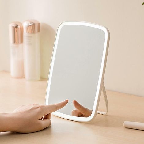 SPECCHIO DA TRUCCO TOUCH A LED RICARICABILE 3 MODALITA' DI LUCE Art.21080 (1/3)