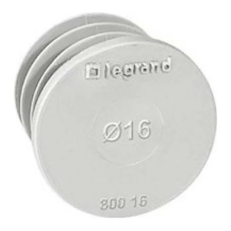 Obturateur Ecobatibox D16mm pour boîte d'encastrement LEGRAND 080016