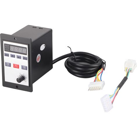 Digitaler Drehzahlregler AC 220V 6-200W, 0-100% Motordrehzahlregelung (zweireihiger A 15W-Anschluss)