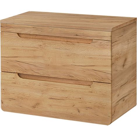 Waschtischunterschrank 81 cm LUTON-56-CRAFT Wotan Eiche Nb. B/H/T ca. 81/61,5/46 cm (1/5)