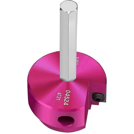 Alésoir pour tuyau PVC (1 pièce), tête de lame de 25 mm (1 pouce), alésoir de nettoyage pour tuyau PVC avec tige hexagonale de 9,5 mm (3/8 pouce) pour la réparation de tuyaux (Plan 40, édition 0724). (1/5)