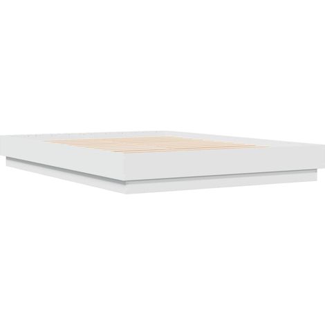 Estructura de cama madera de ingeniería blanca 120x200 cm vidaXL (1/4)