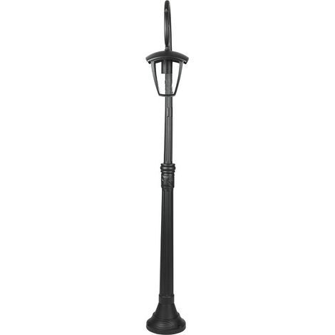Portalampada lampione V-TAC lanterna giardino in alluminio fissaggio a terra 136CM IP44 1xE27 VT-737 – SKU 7060