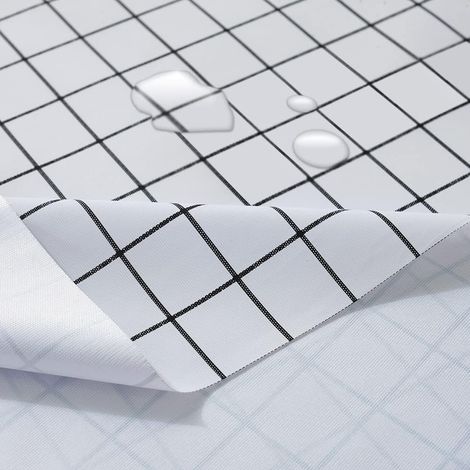 Rustique,Imperméable PVC Nappe de Table Rectangulaire Résistant à l'Huile Table Tissu(140x200cm)