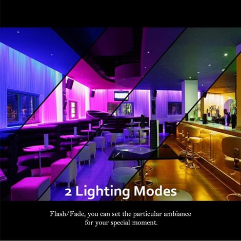 GU10 LED RGBW Spot Lumière Changeante 3W avec Télécommande, Mémoire et Minuterie pour Bar, Scène, Fête