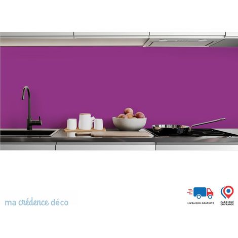 Crédence : Violet RAL 4008 - Alu composite - 120 - 60 (1/3)