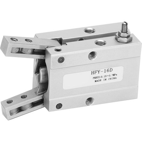 Pince pneumatique à doigt avec vérin, clip haute résistance, accessoires industriels HFY16 (1/5)